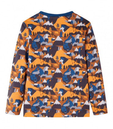 Kids' Pyjamas with Long Sleeves Cognac 104