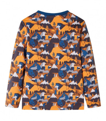 Kids' Pyjamas with Long Sleeves Cognac 116