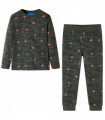 Kids' Pyjamas with Long Sleeves Khaki 104
