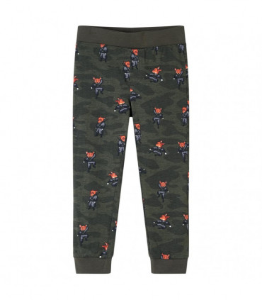 Kids' Pyjamas with Long Sleeves Khaki 92