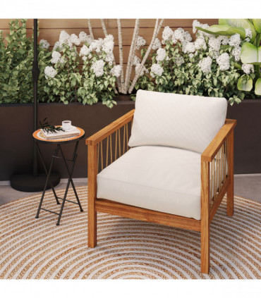 Outsunny Mosaic Garden Table, 35.5cm Folding Coffee Table, Orange