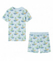 Kids' Pyjamas with Short Sleeves Light Blue 116