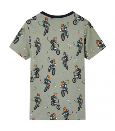 Kids' Pyjamas with Short Sleeves Light Khaki 104