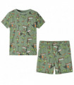 Kids' Pyjamas with Short Sleeves Light Khaki 128