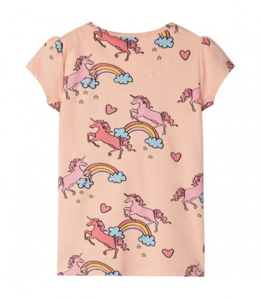 Kids' Pyjamas with Short Sleeves Light Orange 104