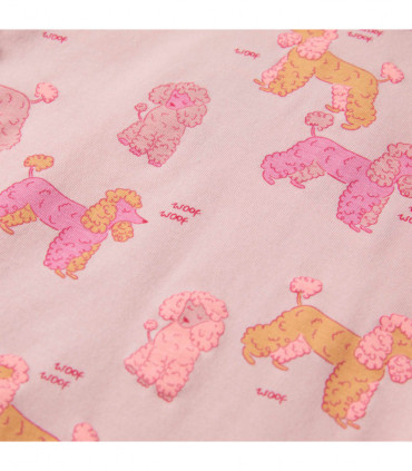 Kids' Pyjamas with Short Sleeves Light Pink 116