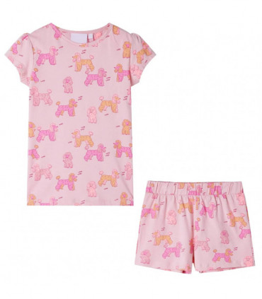 Kids' Pyjamas with Short Sleeves Light Pink 92