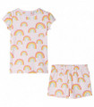 Kids' Pyjamas with Short Sleeves Soft Pink 116