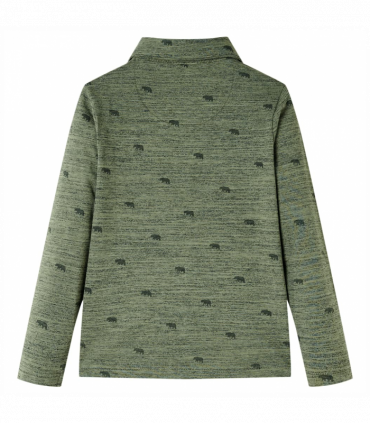 Kids' Shirt Khaki Melange 104