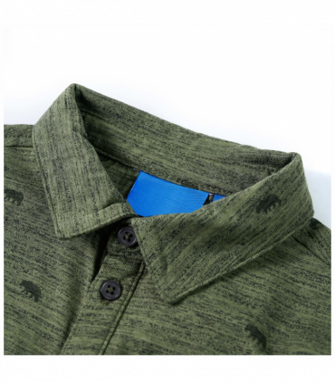 Kids' Shirt Khaki Melange 104