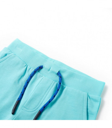 Kids' Shorts with Drawstring Aqua 128