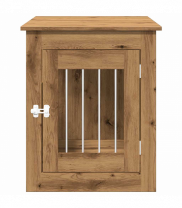 vidaXL Dog Crate Furniture Artisan Oak 55x75x65 cm Engineered Wood