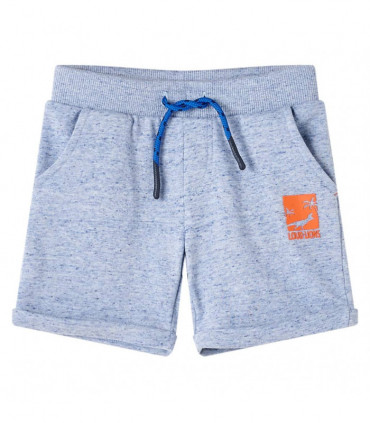 Kids' Shorts with Drawstring Blue Melange 116