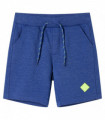 Kids' Shorts with Drawstring Blue Melange 128