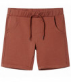 Kids' Shorts with Drawstring Brown 116