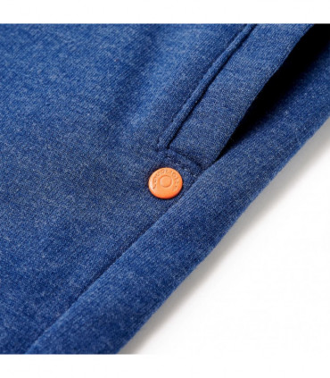 Kids' Shorts with Drawstring Dark Blue Melange 116