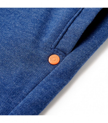 Kids' Shorts with Drawstring Dark Blue Melange 140