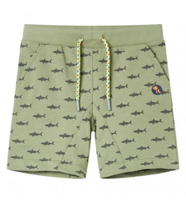 Kids' Shorts with Drawstring Light Khaki 128