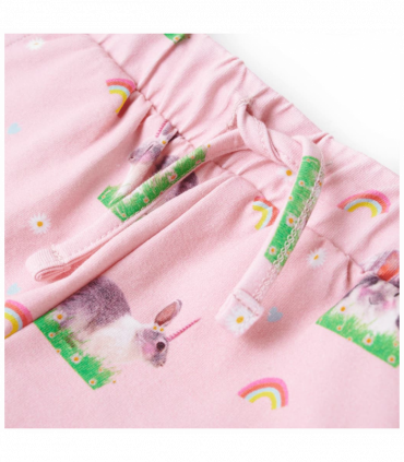 Kids' Shorts with Drawstring Light Pink 128