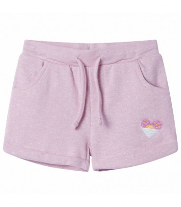 Kids' Shorts with Drawstring Mixed Lila 128