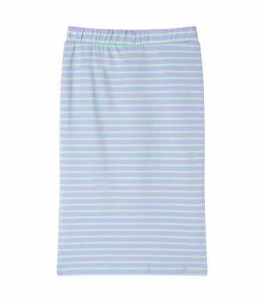Kids' Straight Skirt with Stripes Bright Mint 116