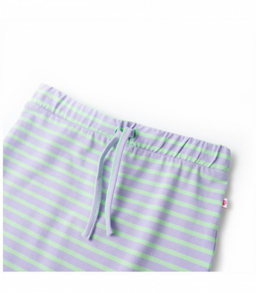 Kids' Straight Skirt with Stripes Bright Mint 116