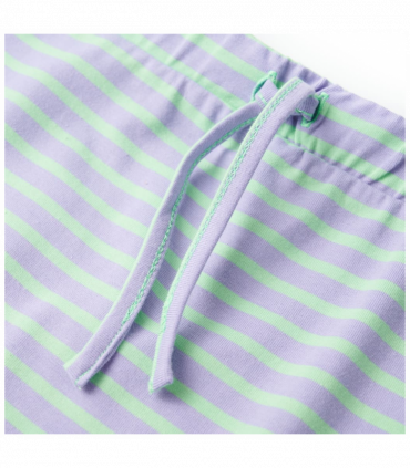 Kids' Straight Skirt with Stripes Bright Mint 128