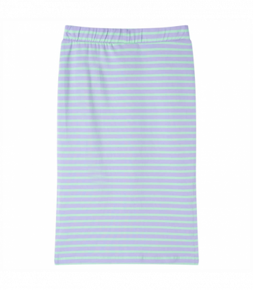 Kids' Straight Skirt with Stripes Bright Mint 140