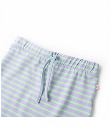 Kids' Straight Skirt with Stripes Bright Mint 140