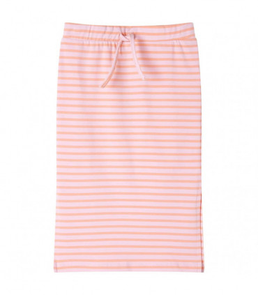 Kids' Straight Skirt with Stripes Pink 116