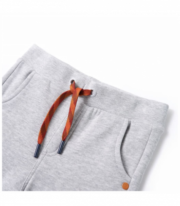 Kids' Sweatpants Grey Melange 128