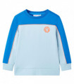 Kids' Sweatshirt Bright Blue and Light Blue 140