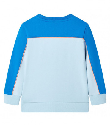 Kids' Sweatshirt Bright Blue and Light Blue 140