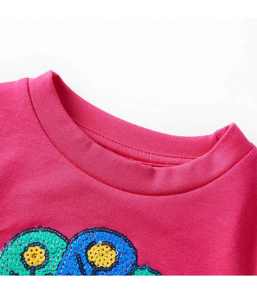 Kids' Sweatshirt Bright Pink 116