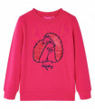 Kids' Sweatshirt Bright Pink 128