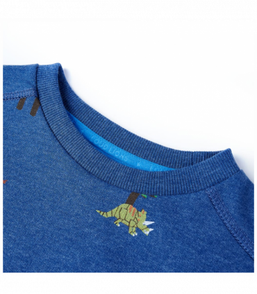 Kids' Sweatshirt Dark Blue Melange 104