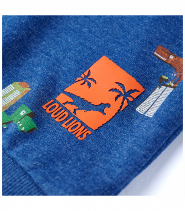 Kids' Sweatshirt Dark Blue Melange 128