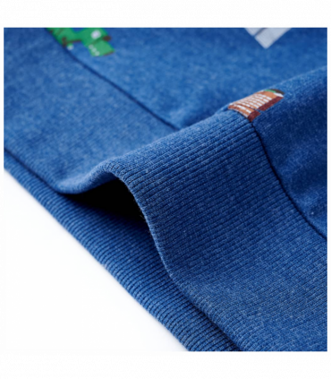 Kids' Sweatshirt Dark Blue Melange 128