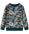 Kids' Sweatshirt Dark Green 128