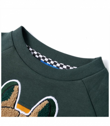 Kids' Sweatshirt Dark Green 128