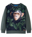 Kids' Sweatshirt Dark Khaki 116