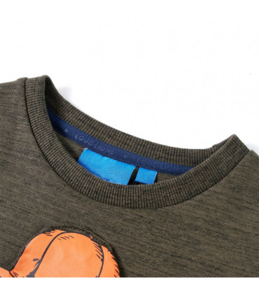Kids' Sweatshirt Dark Khaki Melange 104