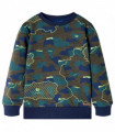 Kids' Sweatshirt Dark Khaki Melange 128