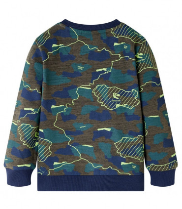 Kids' Sweatshirt Dark Khaki Melange 128