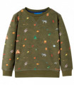 Kids' Sweatshirt Khaki 116