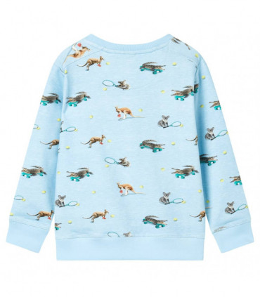 Kids' Sweatshirt Light Blue Melange 104