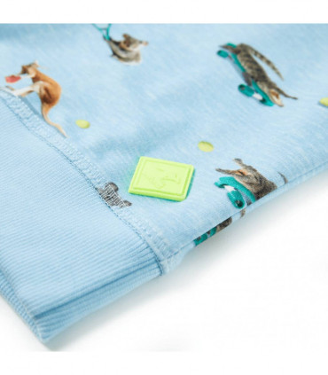 Kids' Sweatshirt Light Blue Melange 128