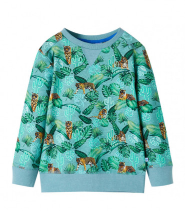 Kids' Sweatshirt Light Green Melange 104