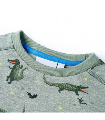 Kids' Sweatshirt Light Khaki Melange 116