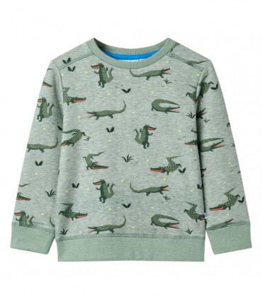 Kids' Sweatshirt Light Khaki Melange 128